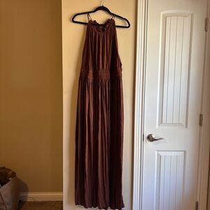 NWT Asos Design Brown Maxi